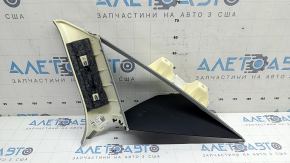 Rear pillar trim in front of the left window, Audi A6 C8 19-23, gray with black, for dry cleaning
