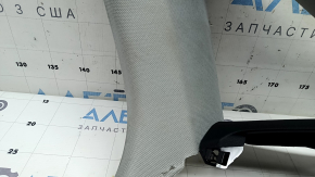 Rear pillar trim in front of the right window Audi A6 C8 19-23 gray with black, for dry cleaning