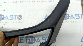 Rear bumper lip Audi A6 C8 19-23 structure, S-line, scratches, worn