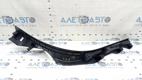 Inner rear left door sill trim Audi A6 C8 19-25 black, scratches