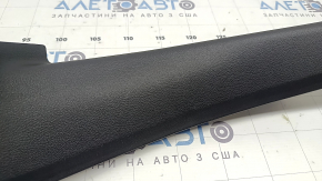 Inner rear left door sill trim Audi A6 C8 19-25 black, scratches