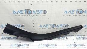 Inner rear right door sill trim Audi A6 C8 19-25 black, scratches