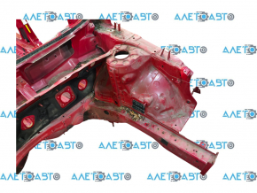 Front left quarter Hyundai Sonata 11-15 red RER, on the body