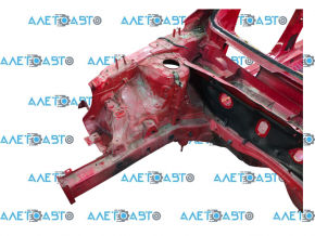 Front right quarter Hyundai Sonata 11-15 red RER, on the body