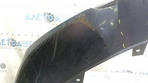 Bare front bumper Audi A6 C8 19-25 without park assist and washer, S-Line, without plugs, blue, scratches, cracked mount