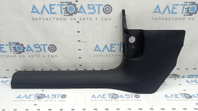 Inner door sill trim, front left, Audi A6 C8 19-25, black, scratches