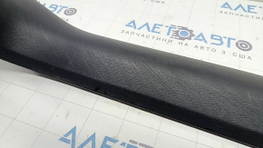 Inner door sill trim, front left, Audi A6 C8 19-25, black, scratches