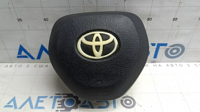 Airbag in the driver's steering wheel for Toyota Rav4 19-25, black, chrome trim