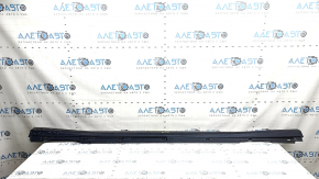 Right threshold Audi A6 C8 19-25 S-Line, blue LX5B, scratches