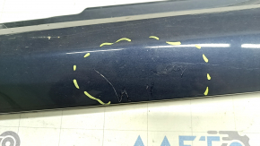Right threshold Audi A6 C8 19-25 S-Line, blue LX5B, scratches