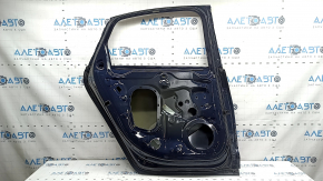 Bare rear left door Audi A6 C8 19-21 blue LX5B, with limiter and casing