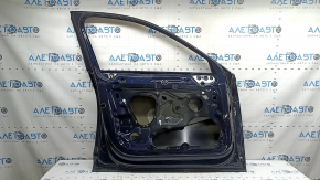Bare front left door Audi A6 C8 19-25 blue LX5B