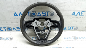 Naked steering wheel Toyota Rav4 19-25 rubber, black, not heated, worn