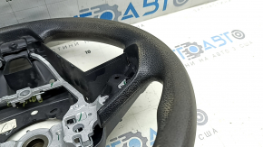 Naked steering wheel Toyota Rav4 19-25 rubber, black, not heated, worn