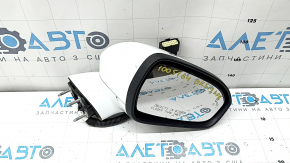Right side mirror assembly Ford Fusion mk5 19-19 12 pins, turn signal, heated, backlight, BSM, white, scratched