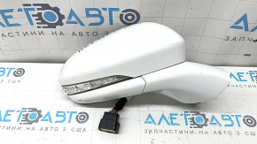 Right side mirror assembly Ford Fusion mk5 19-19 12 pins, turn signal, heated, backlight, BSM, white, scratched
