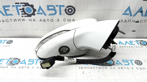 Right side mirror assembly Ford Fusion mk5 19-19 12 pins, turn signal, heated, backlight, BSM, white, scratched