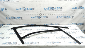 Upper door molding, front left, Audi A6 C8 19-25, chrome, with glass seal, torn seal