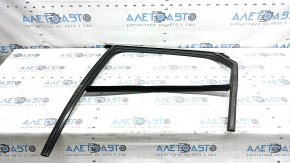 Upper rear left door molding Audi A6 C8 19-25 chrome with glass seal