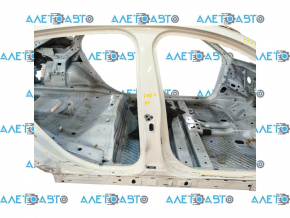 The central right body pillar of a Ford Mustang Mach-E 21-26 is on the body and is dented