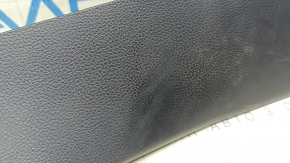 Front lower left center console trim Toyota Rav4 19-25 black, scratched, worn