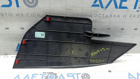Front lower left center console trim Toyota Rav4 19-25 black, scratched, worn