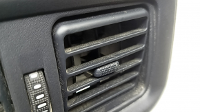 Center console trim with air vent deflector for Toyota Rav4 19-25 under cigarette lighter, black, scratches