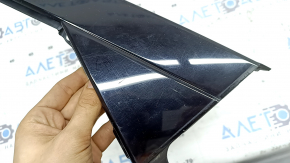 Rear left side door trim Audi A6 C8 19-25 rear, gloss black, scratches
