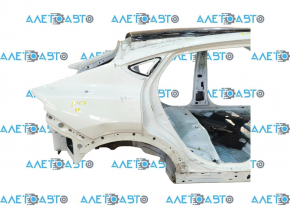 Quarter wing rear right Ford Mustang Mach-E 21-26 white A3, on the body, dented