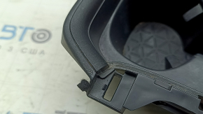 Center console trim with cup holders Toyota Rav4 19-22 black, scratches