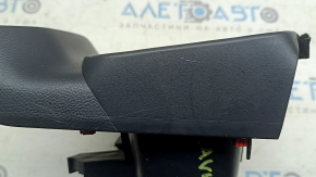 Center console trim with cup holders Toyota Rav4 19-22 black, scratches
