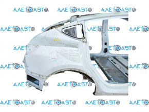 Tesla Model Y 20-25 white PPSW rear right quarter wing, cast side member, on the body