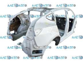 Tesla Model Y 20-25 white PPSW rear right quarter wing, cast side member, on the body