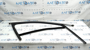 Upper door molding, front right, Audi A6 C8 19-25, chrome, with glass seal