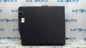 Left rear seat backrest Ford Fusion mk5 17-20, black leather, perforation, Titanium, with belt and armrest, for cleaning