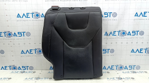 Right rear seat backrest Ford Fusion mk5 17-20, black leather, perforated, Titanium, needs cleaning, scratch