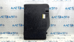 Right rear seat backrest Ford Fusion mk5 17-20, black leather, perforated, Titanium, needs cleaning, scratch