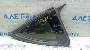 Rear right solid glass window Tesla Model Y 20-25 without molding, torn seal