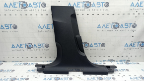 Lower left center pillar trim for Audi A6 C8 19-25, black, scratches, without plug