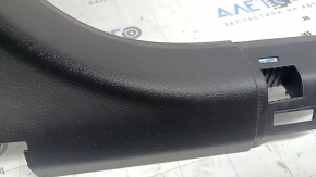Lower left center pillar trim for Audi A6 C8 19-25, black, scratches, without plug