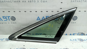 Rear right fixed glass window for Audi A6 C8 19-25 with chrome molding