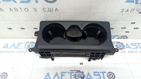 Cup holders for the center console of the Audi A6 C8 19-25, black, scratches
