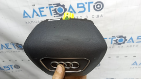 Airbag in the steering wheel, driver's side, Audi A6 C8 19-25, black, worn