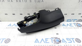 Left front panel trim for Audi A6 C8 19-24, black, with trims, with backlight