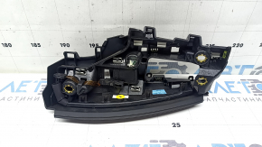 Left front panel trim for Audi A6 C8 19-24, black, with trims, with backlight