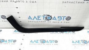 Upper center console trim, left side, Ford Fusion mk5 17-20, black leather, dent