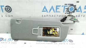 Right visor for Audi A6 C8 19-23 with backlight, grey, without hook
