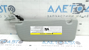 Right visor for Audi A6 C8 19-23 with backlight, grey, without hook