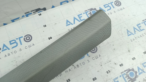 Upper left front pillar trim Audi A6 C8 19-23 gray, dry-cleanable