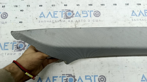 Upper right front pillar trim Audi A6 C8 19-23 gray, dry-cleanable